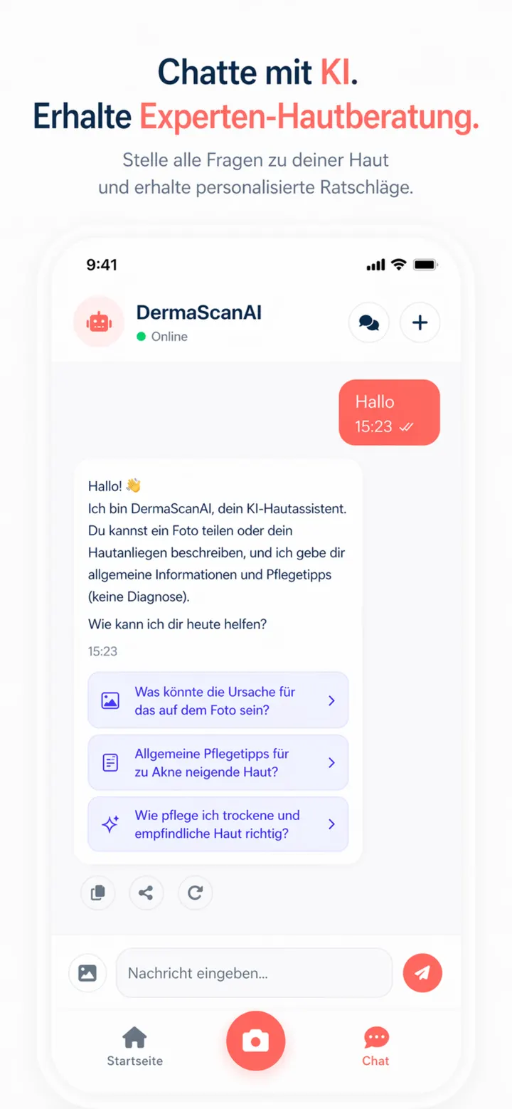 DermaScanAI progress tracking