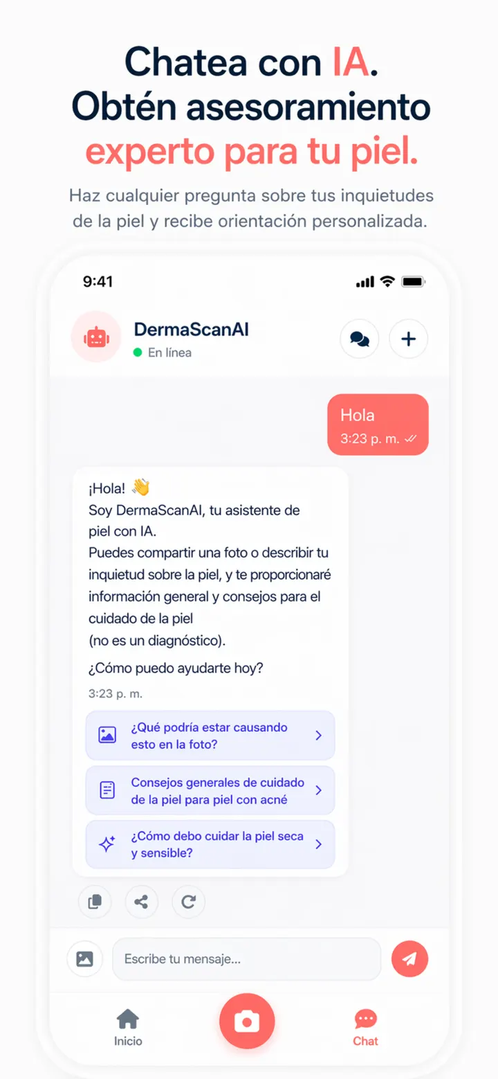 DermaScanAI progress tracking