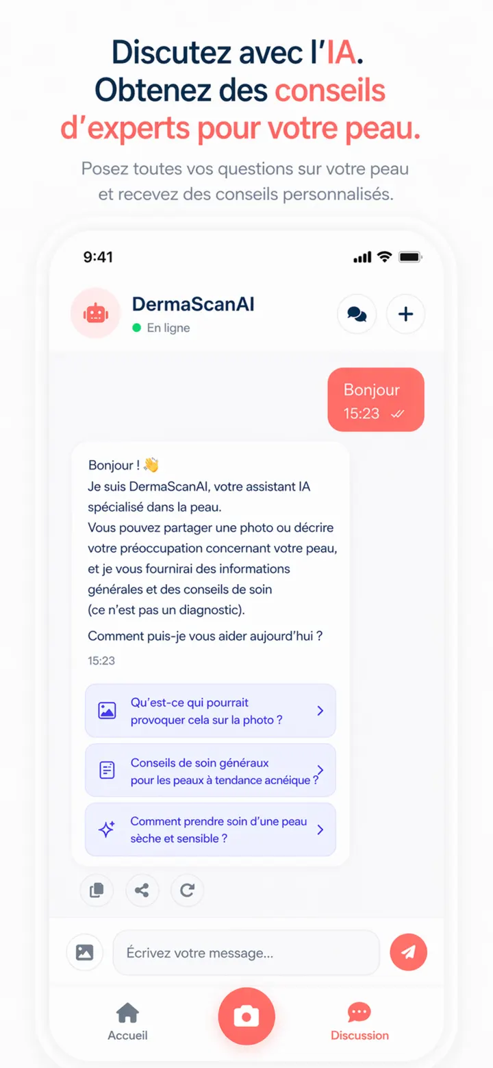 DermaScanAI progress tracking