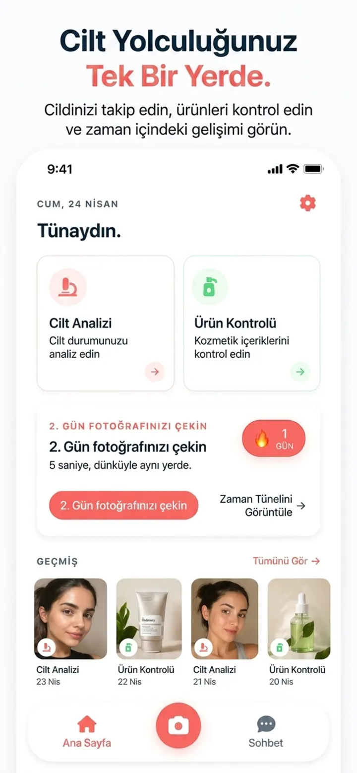 DermaScanAI home screen