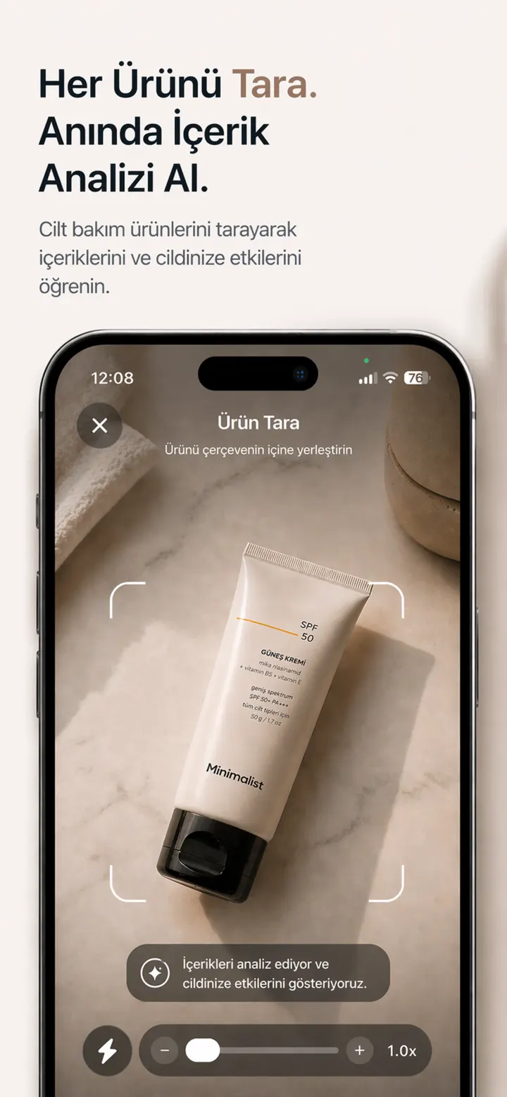 DermaScanAI analysis screen